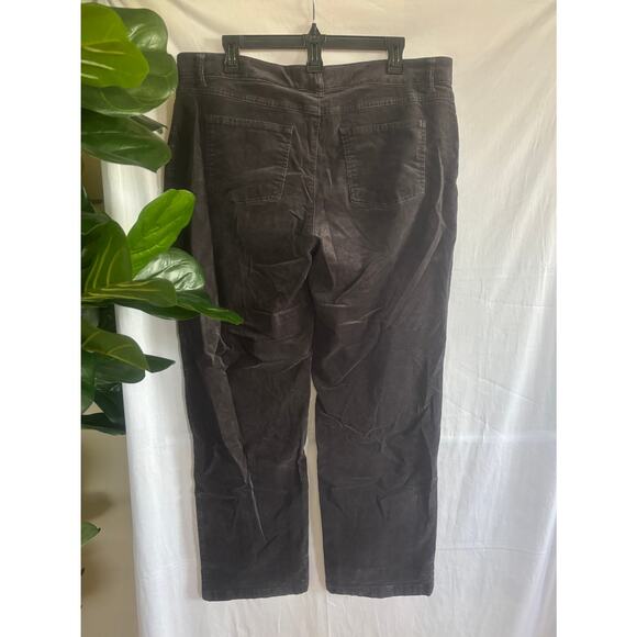 Vintage Croft & Barrow Dark Gray Cropped Jeans Womens Size 16 Short - Picture 5 of 5